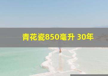 青花瓷850毫升 30年